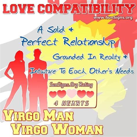 dating virgo man and virgo woman compatibility